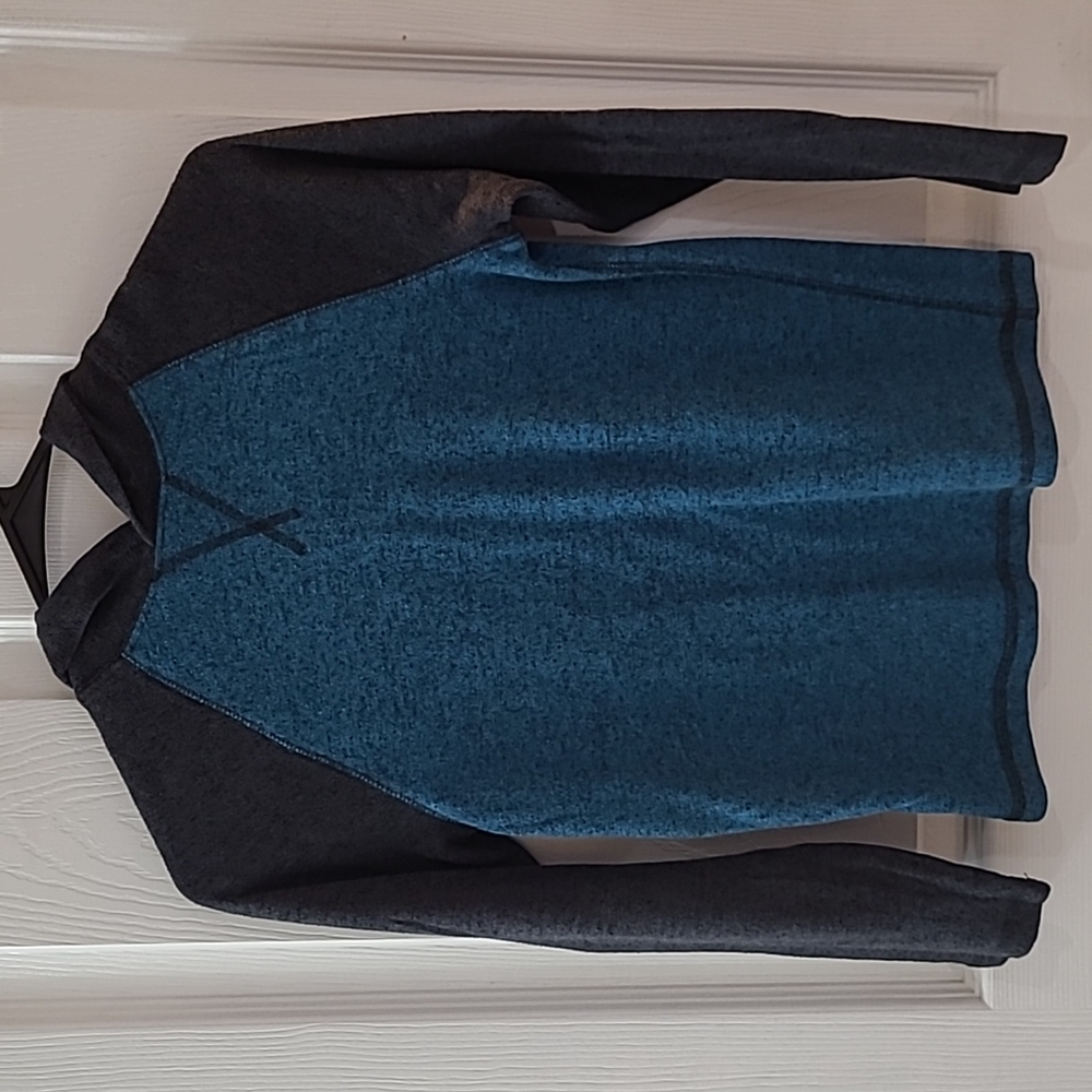 Urban Pipeline Lightweight Hoodie Blue and Gray Small
